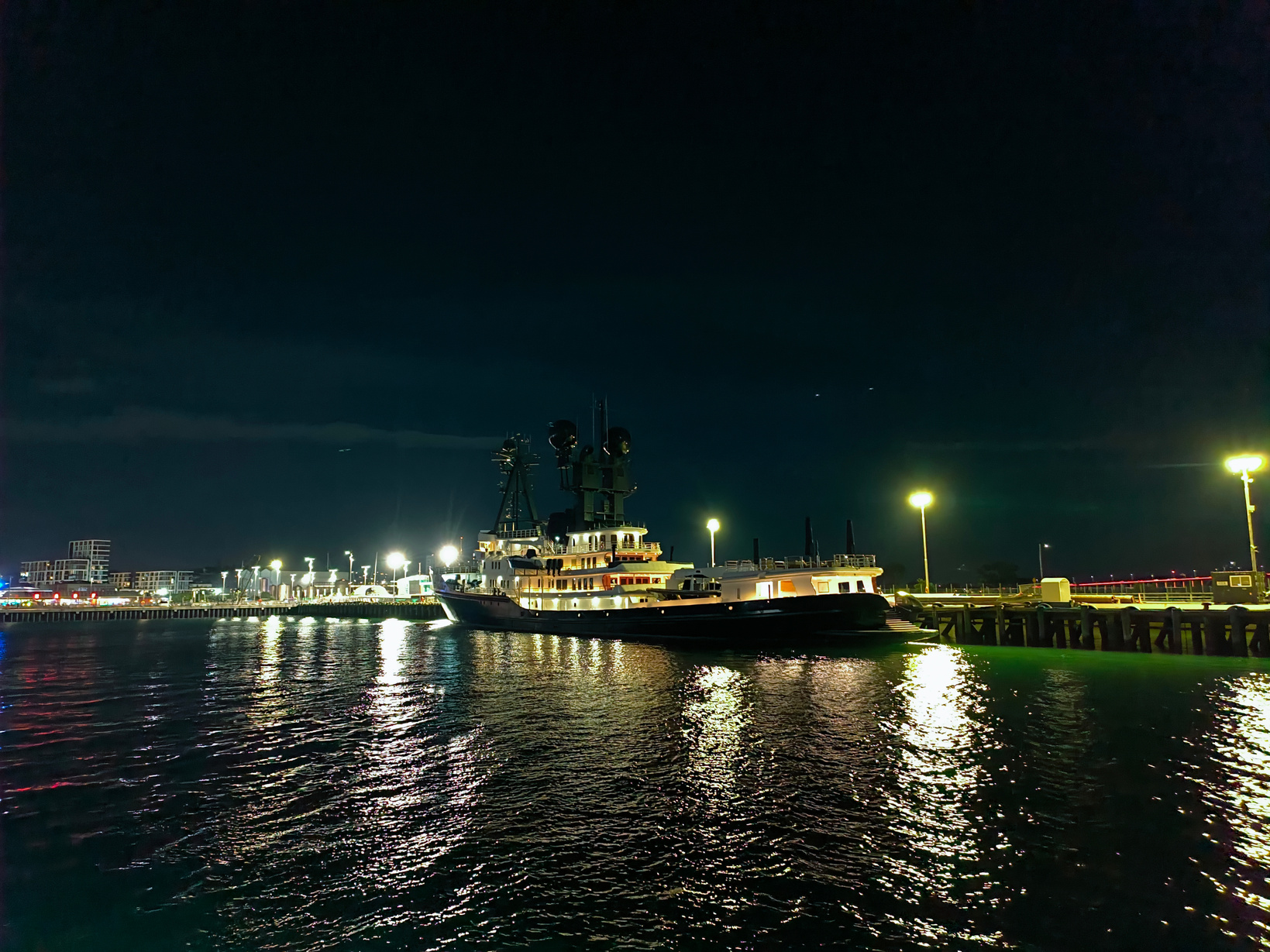 Vessel "Arctic" along side The Wynyard Quarter Docks, Auckland NZ