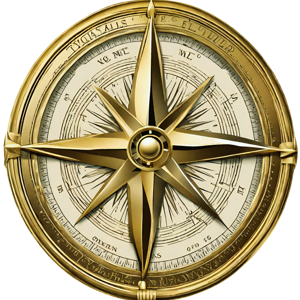 Unique Compass, Bespoke, Custom, Gold