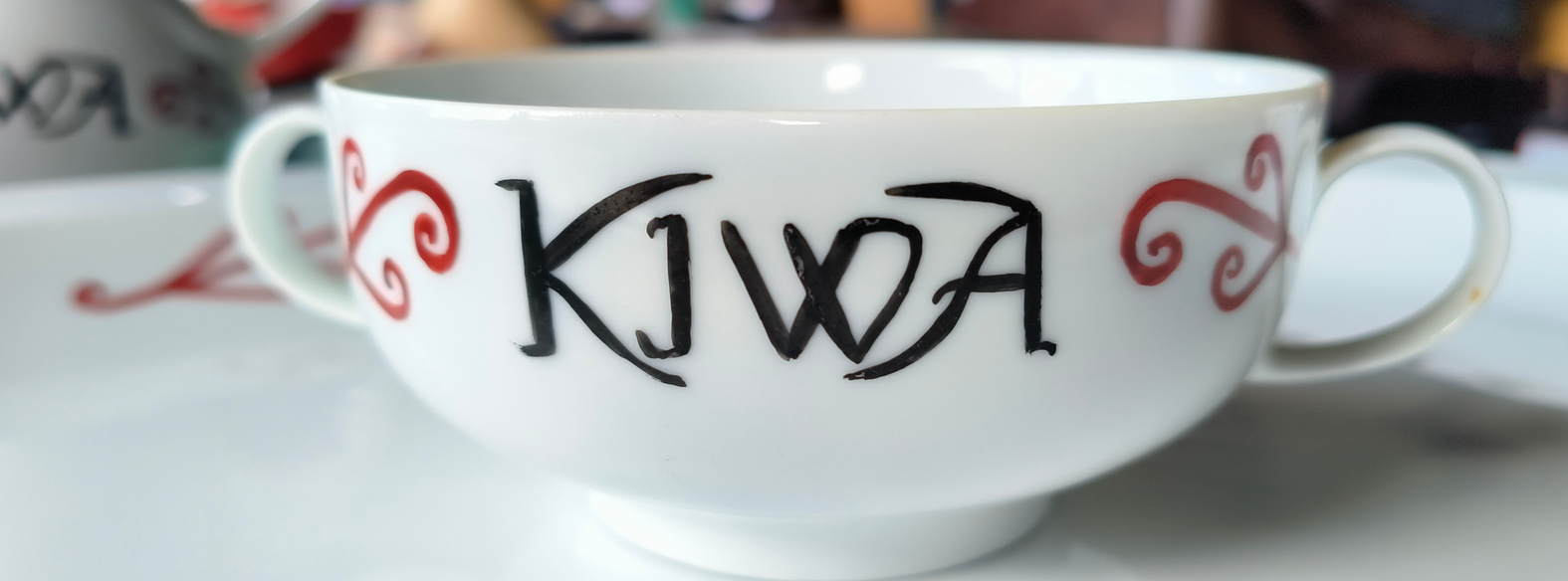 Beautiful KIWA Original Logo by "De Monte" From the Family of Dennis Twiss, the original ship wright and designer. 
